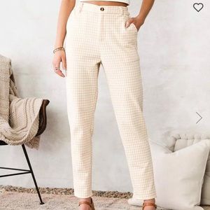 Willow & Root Plaid Trouser Pants